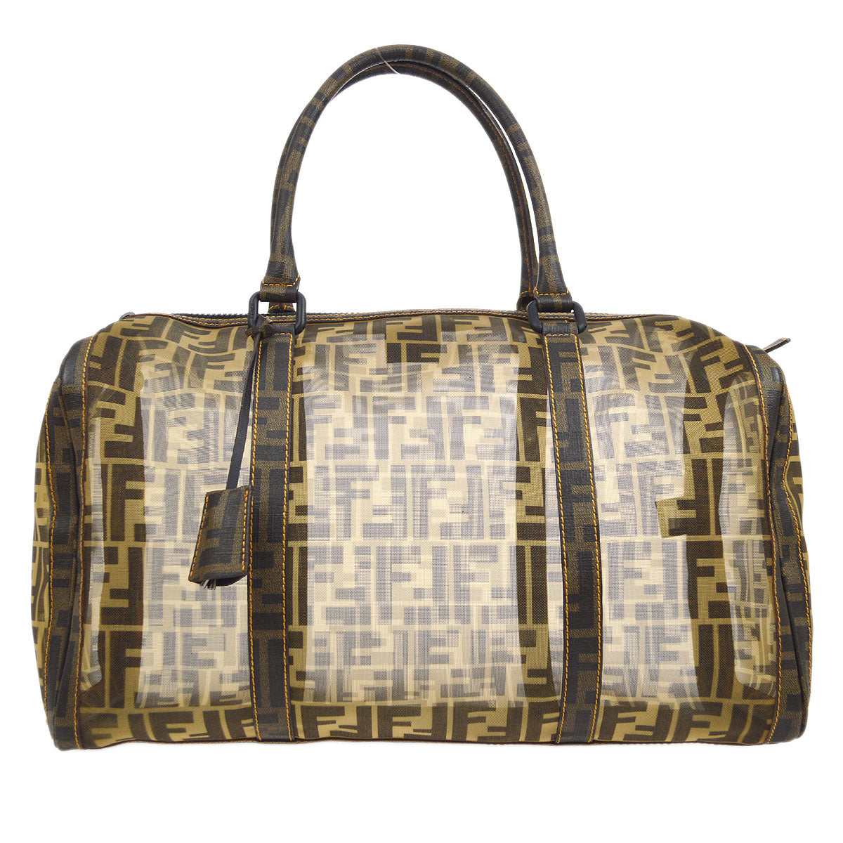 FENDI Zucca Boston 40