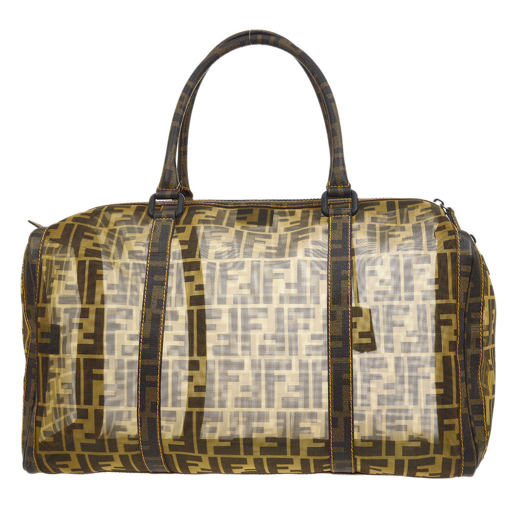 FENDI Zucca Boston 40