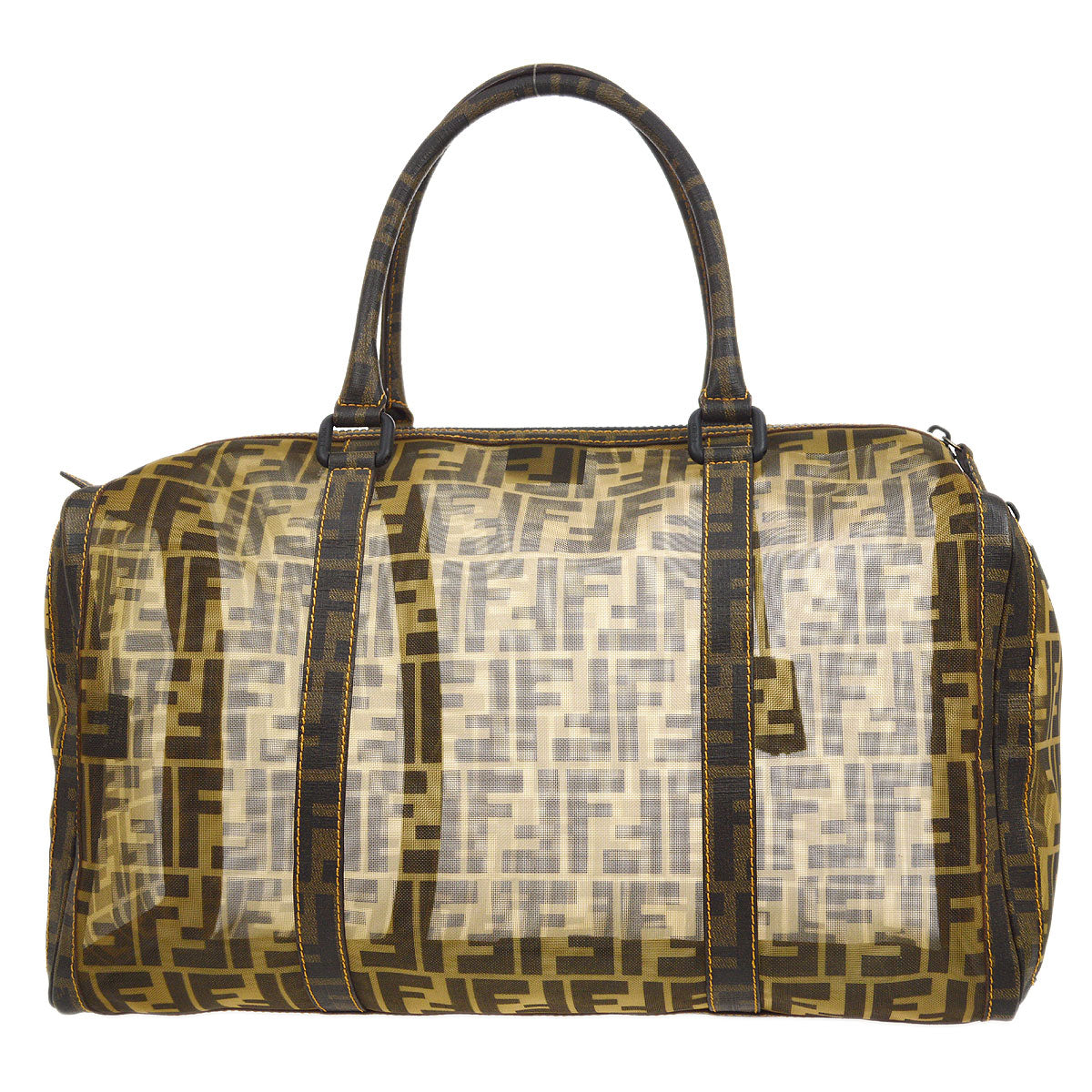 FENDI Zucca Boston 40