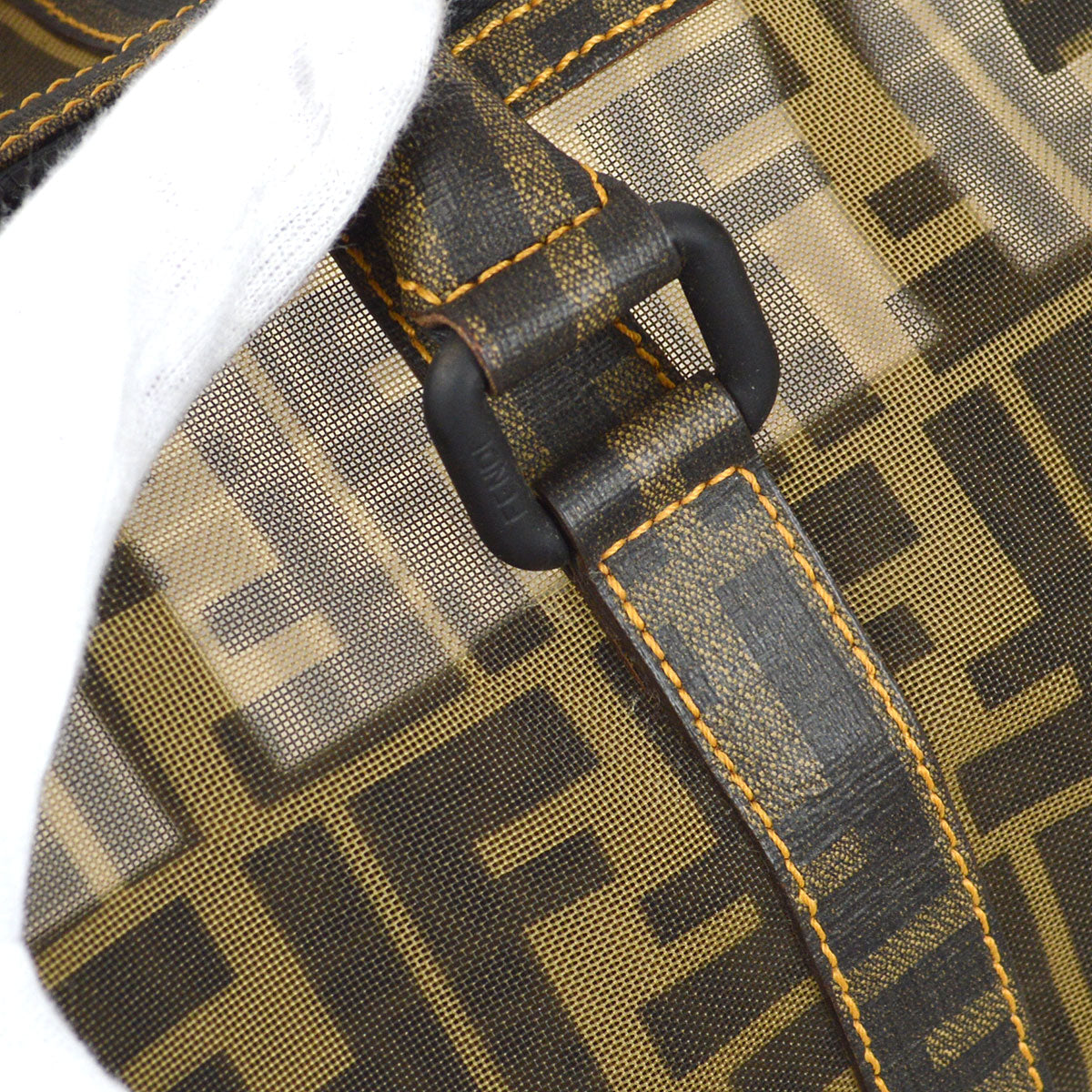 FENDI Zucca Boston 40