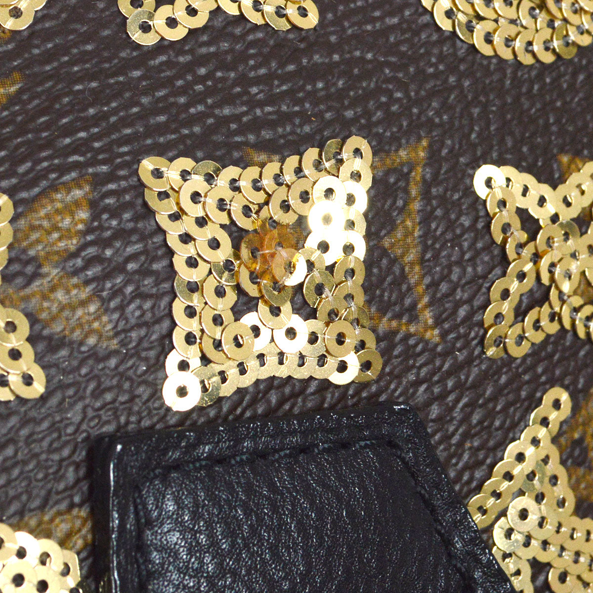 LOUIS VUITTON SPEEDY HANDBAG MONOGRAM ECLIPSE BLACK