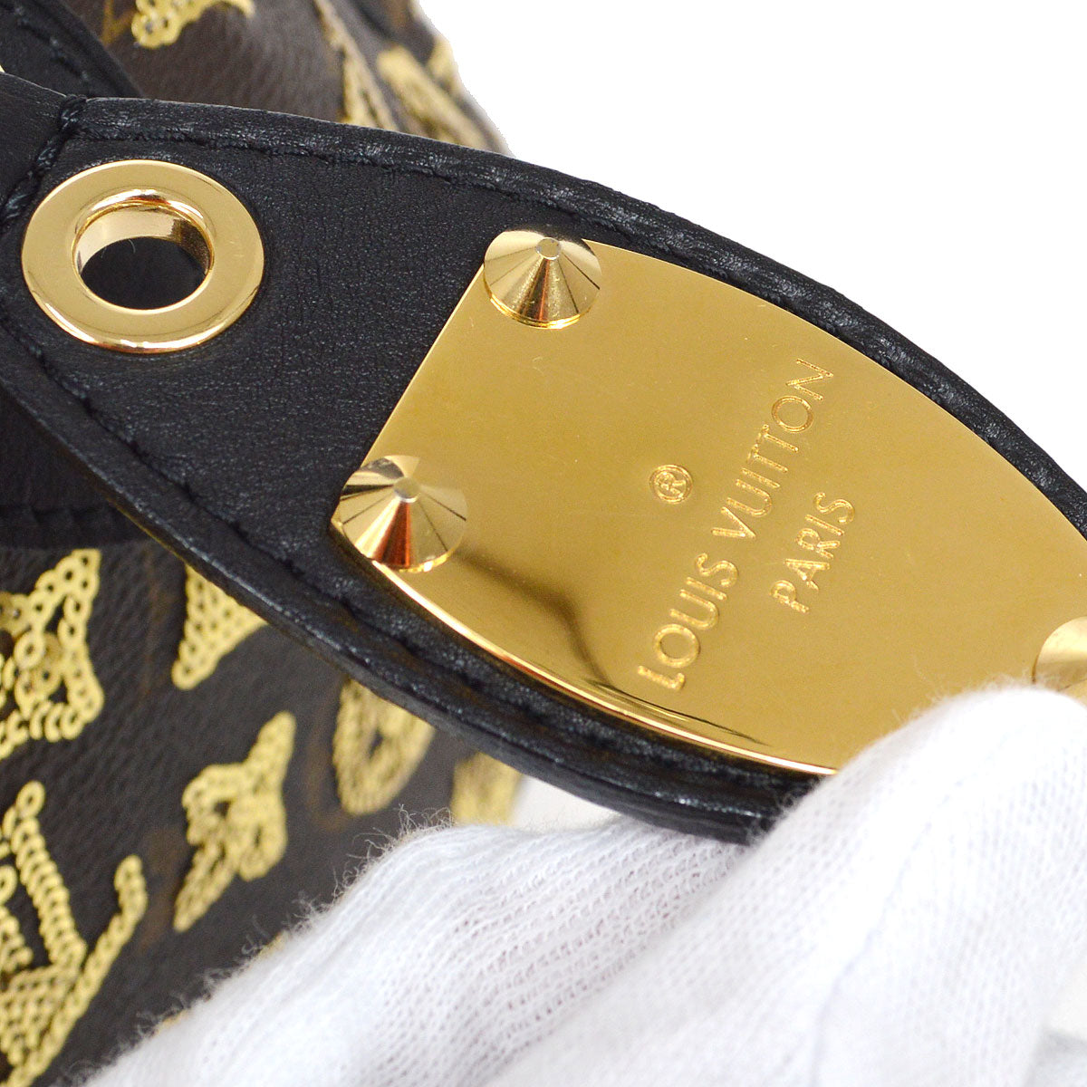 LOUIS VUITTON SPEEDY HANDBAG MONOGRAM ECLIPSE BLACK
