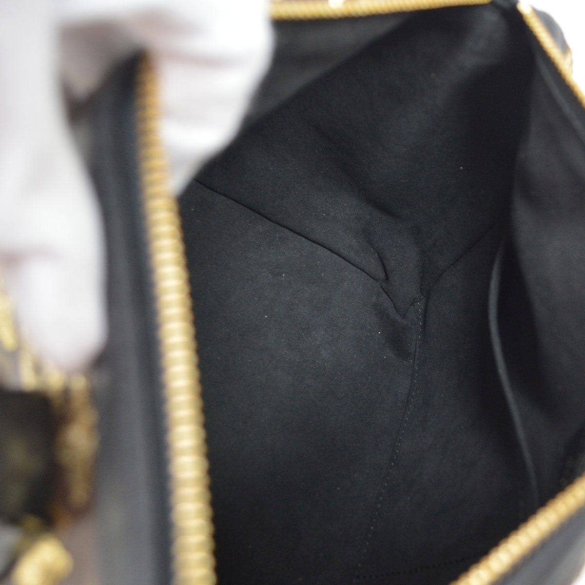 LOUIS VUITTON SPEEDY HANDBAG MONOGRAM ECLIPSE BLACK