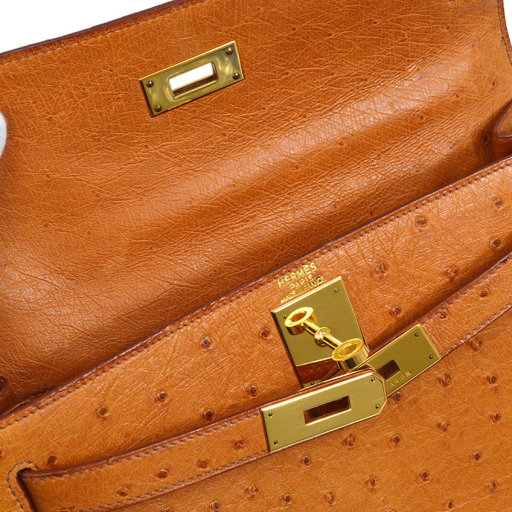 HERMES * 1999 KELLY 28 SELLIER Chestnut
