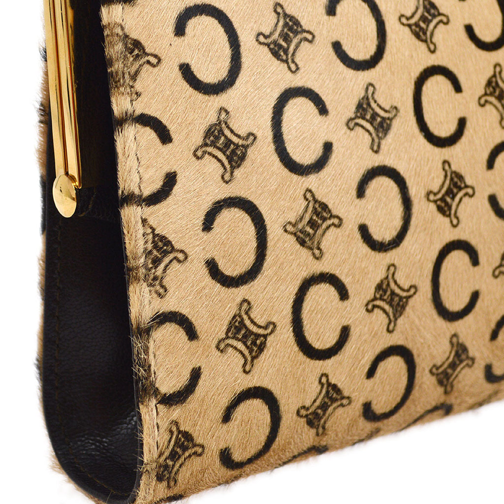 CELINE MC00/2 C Macadam Handbag Pony Hair