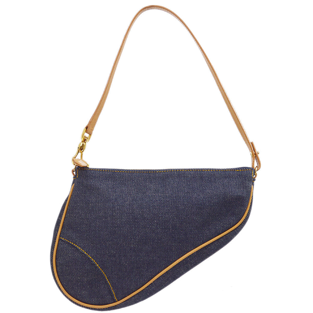 Christian Dior Saddle Bag Mini Denim