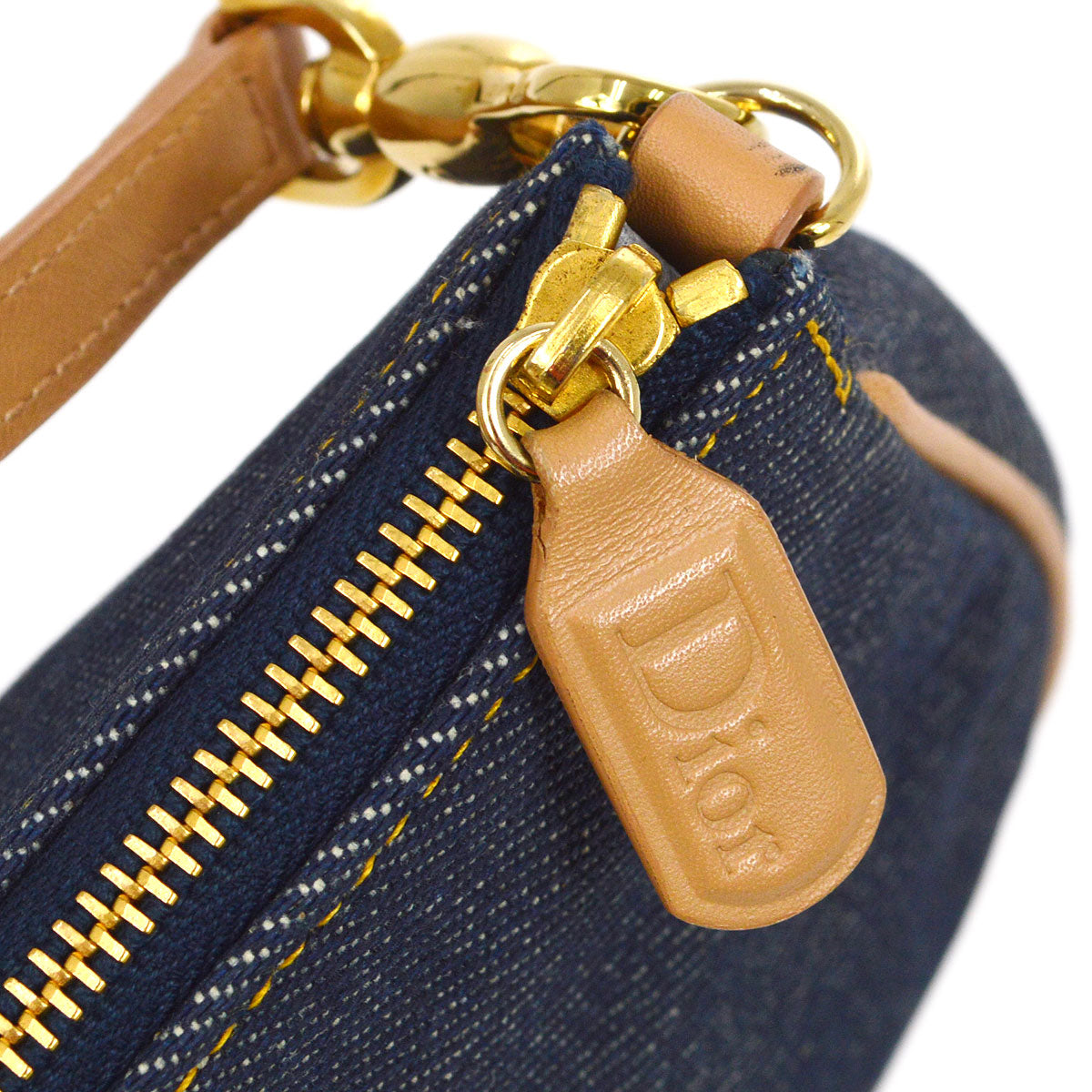 Christian Dior Saddle Bag Mini Denim