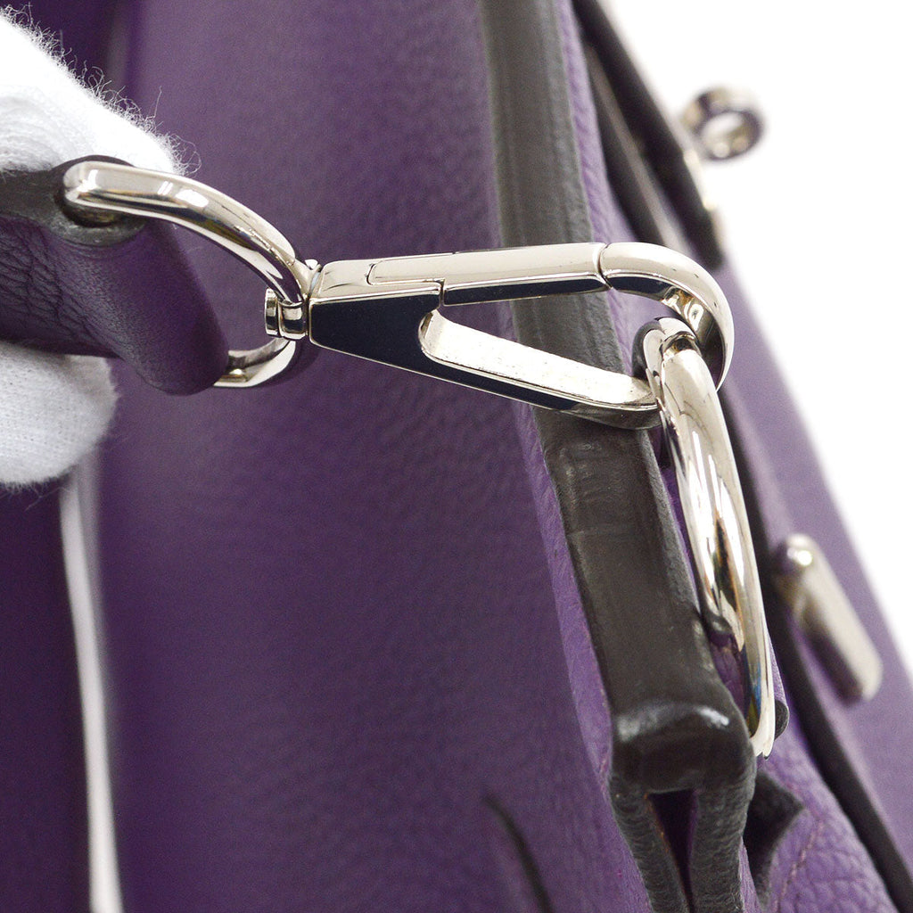 HERMES 2013 JYPSIERE 34 Ultra Violet Taurillon Clemence
