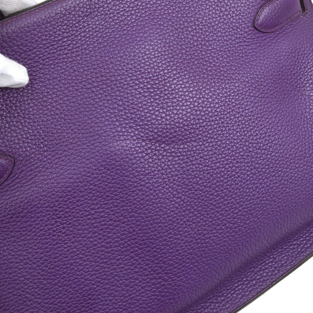 HERMES 2013 JYPSIERE 34 Ultra Violet Taurillon Clemence