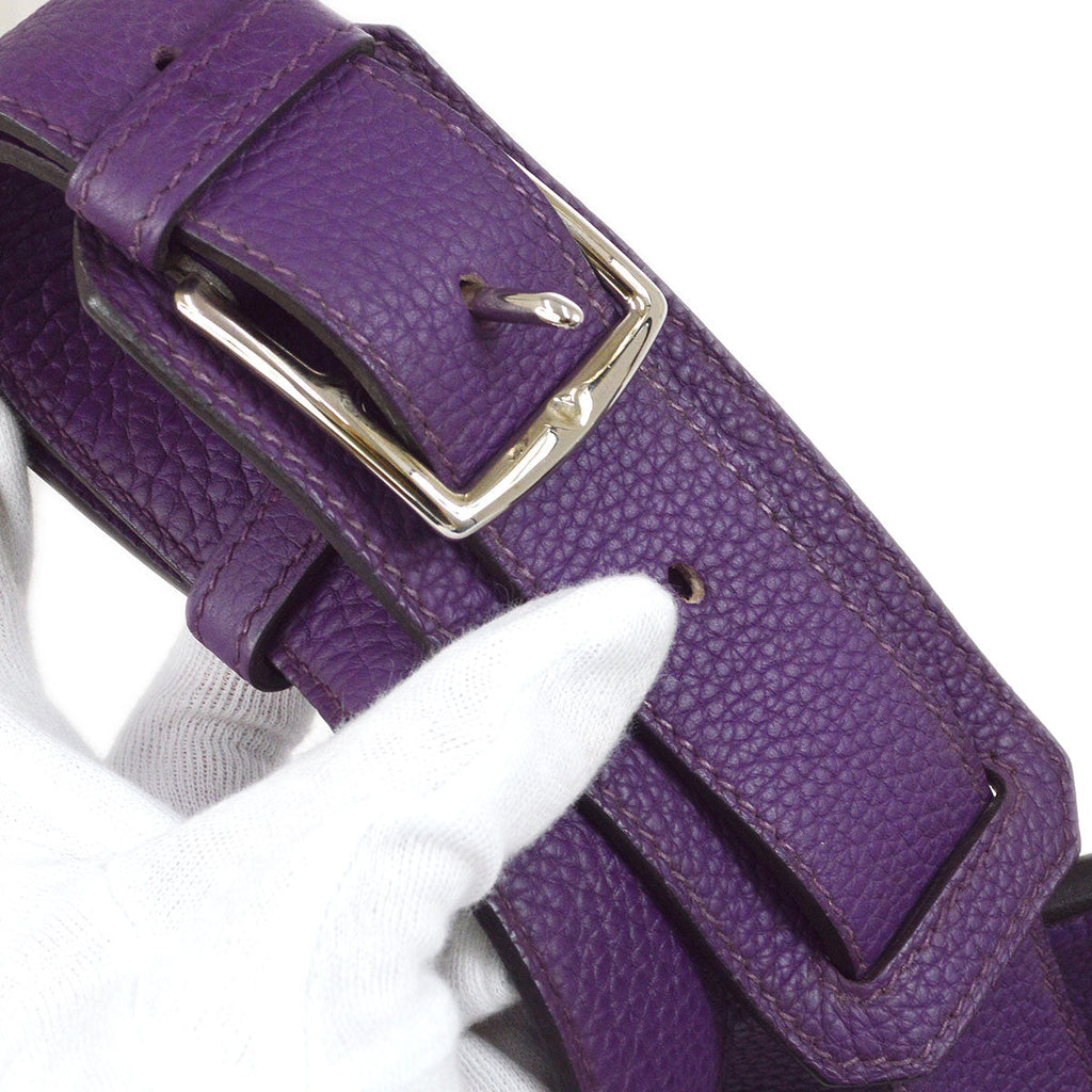 HERMES 2013 JYPSIERE 34 Ultra Violet Taurillon Clemence