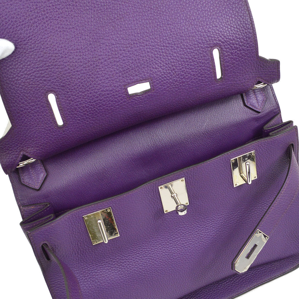 HERMES 2013 JYPSIERE 34 Ultra Violet Taurillon Clemence