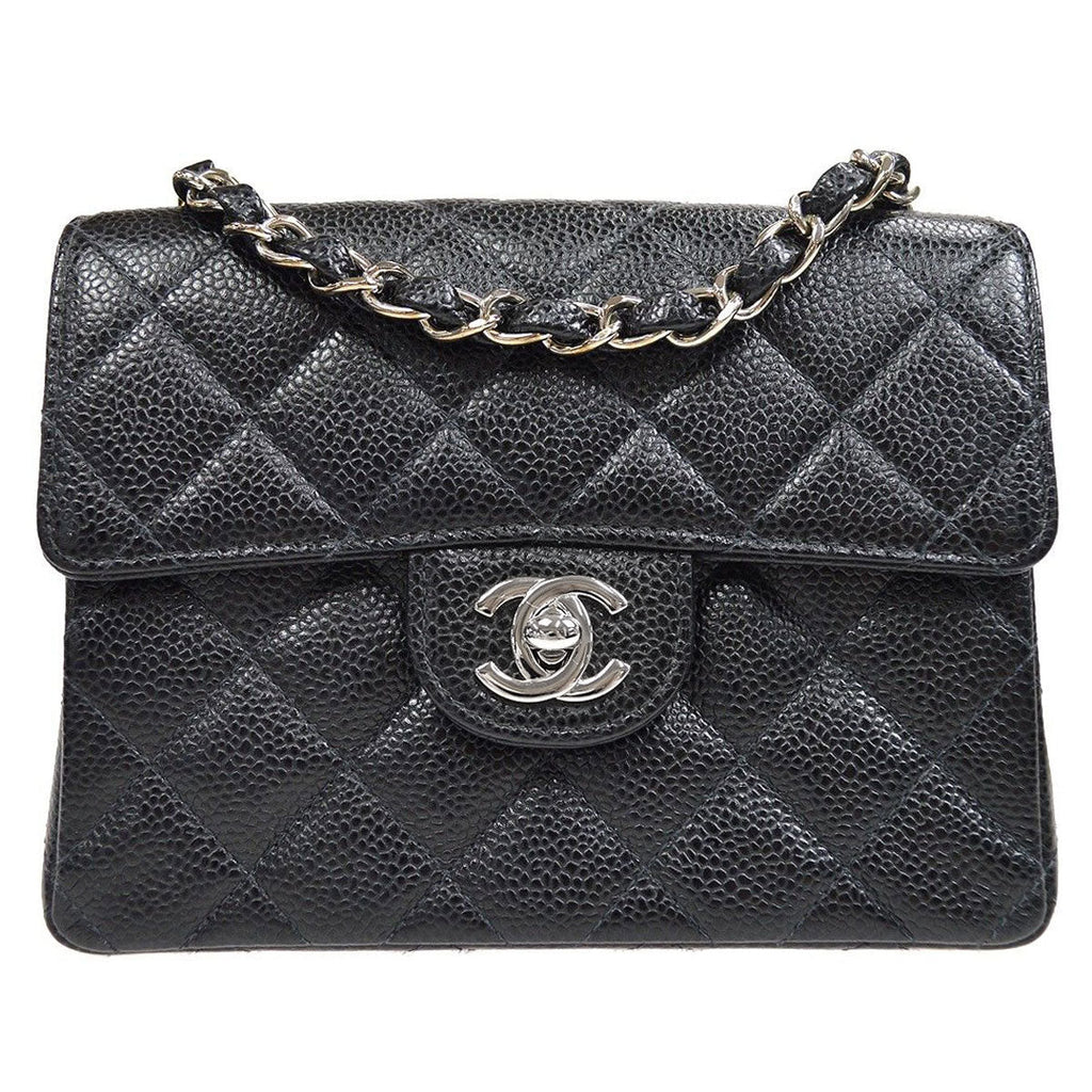 CHANEL 2000-2001 Mini Classic Square Flap SHW 24662