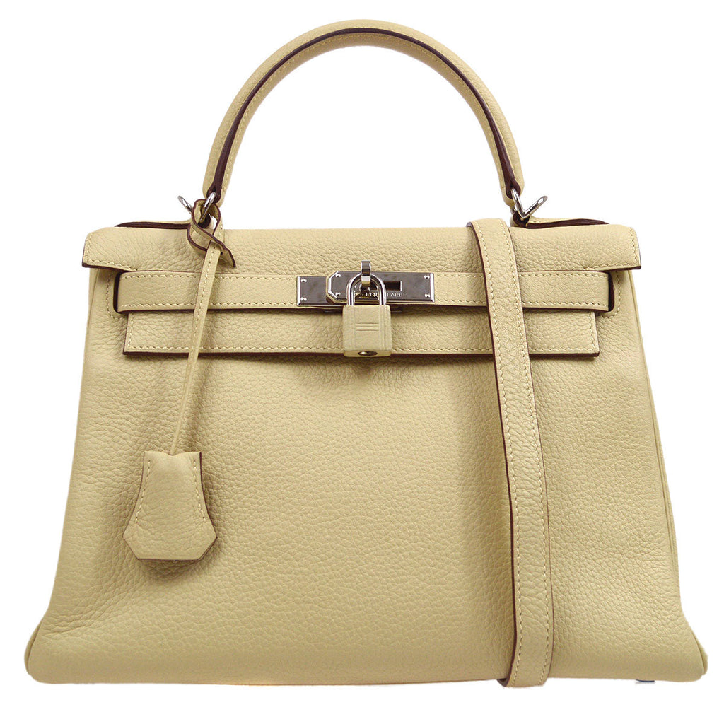 HERMES 2008 KELLY 28 Retourne Parchemin Togo