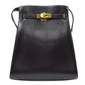 HERMES 1991 KELLY SPORT PM Black Box calf