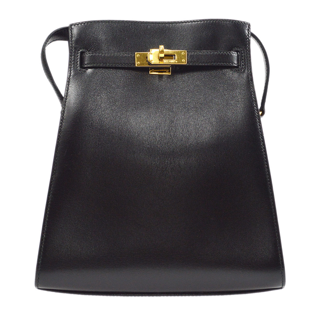 HERMES 1991 KELLY SPORT PM Black Box calf