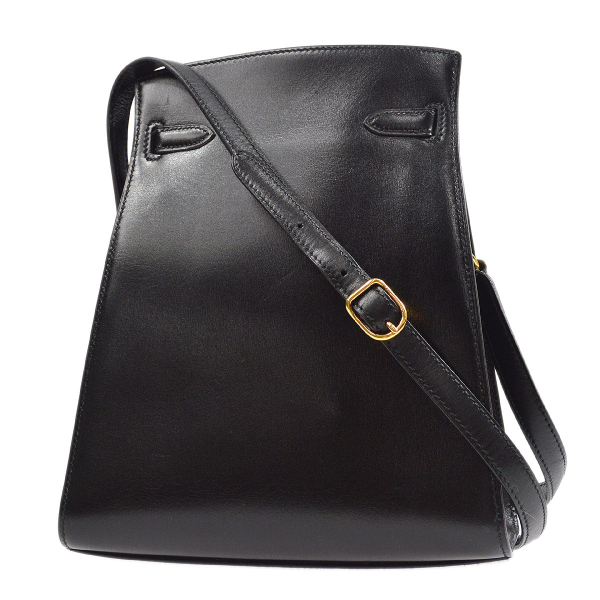 HERMES 1991 KELLY SPORT PM Black Box calf