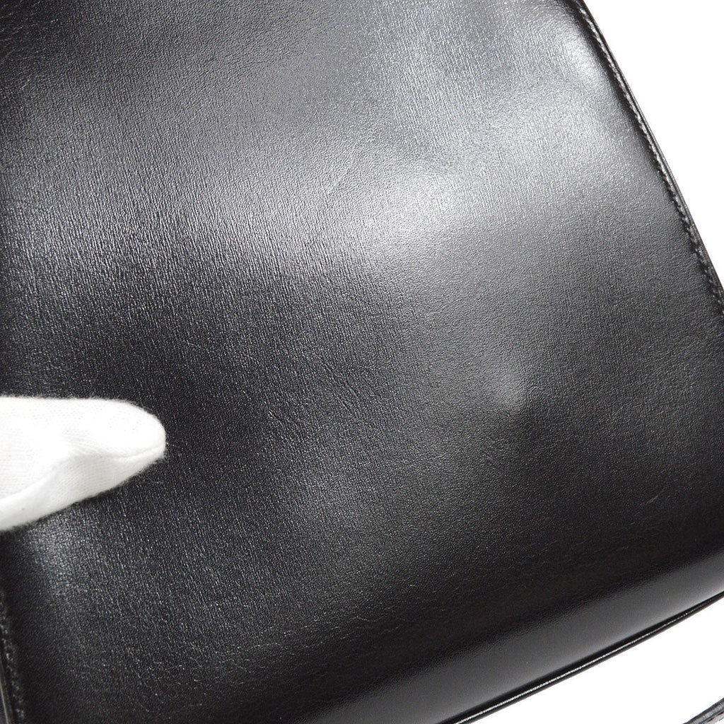 HERMES 1991 KELLY SPORT PM Black Box calf