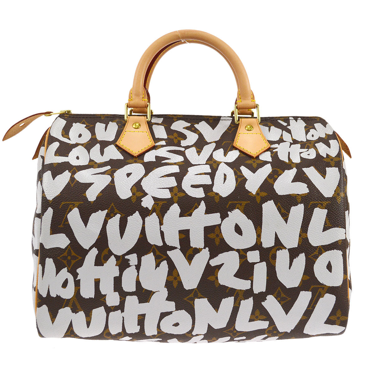 LOUIS VUITTON SPEEDY 30 HANDBAG MONOGRAM GRAFFITI