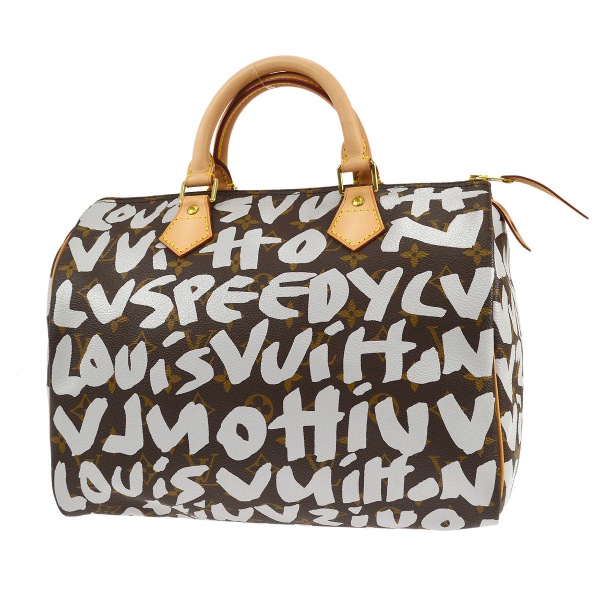 LOUIS VUITTON SPEEDY 30 HANDBAG MONOGRAM GRAFFITI