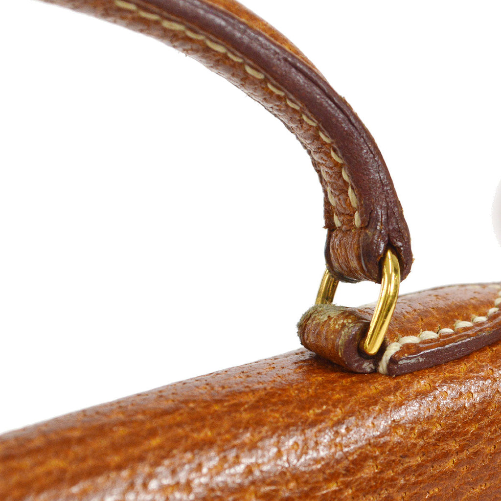 HERMES KELLY 15 SELLIER Porc Fauve