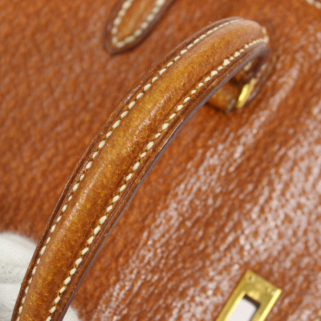 HERMES KELLY 15 SELLIER Porc Fauve