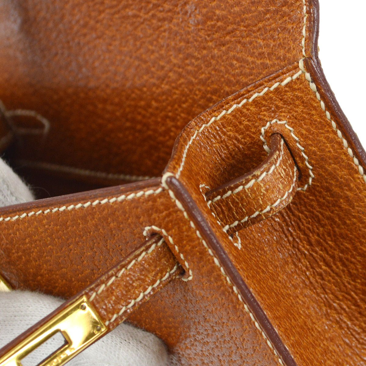 HERMES KELLY 15 SELLIER Porc Fauve