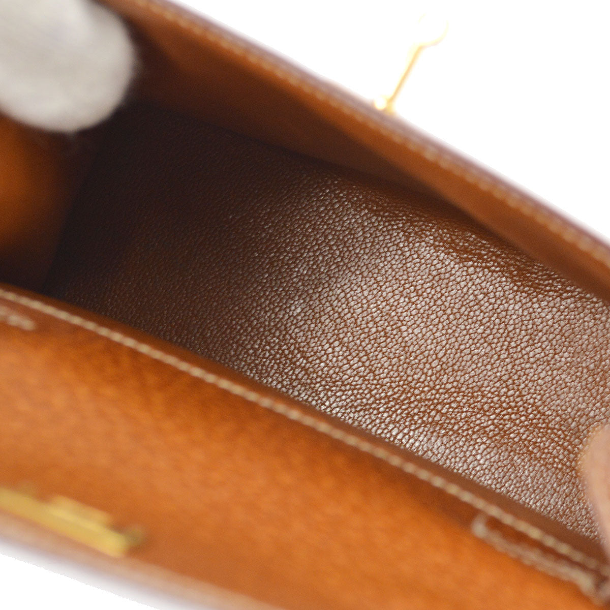 HERMES KELLY 15 SELLIER Porc Fauve