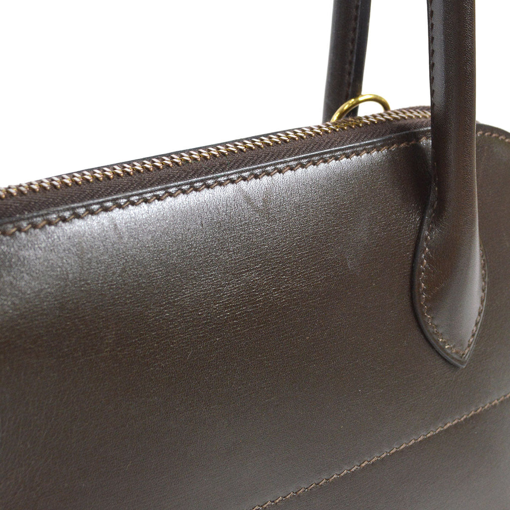 HERMES 1996 Bolide 27 Box Calf Ebene