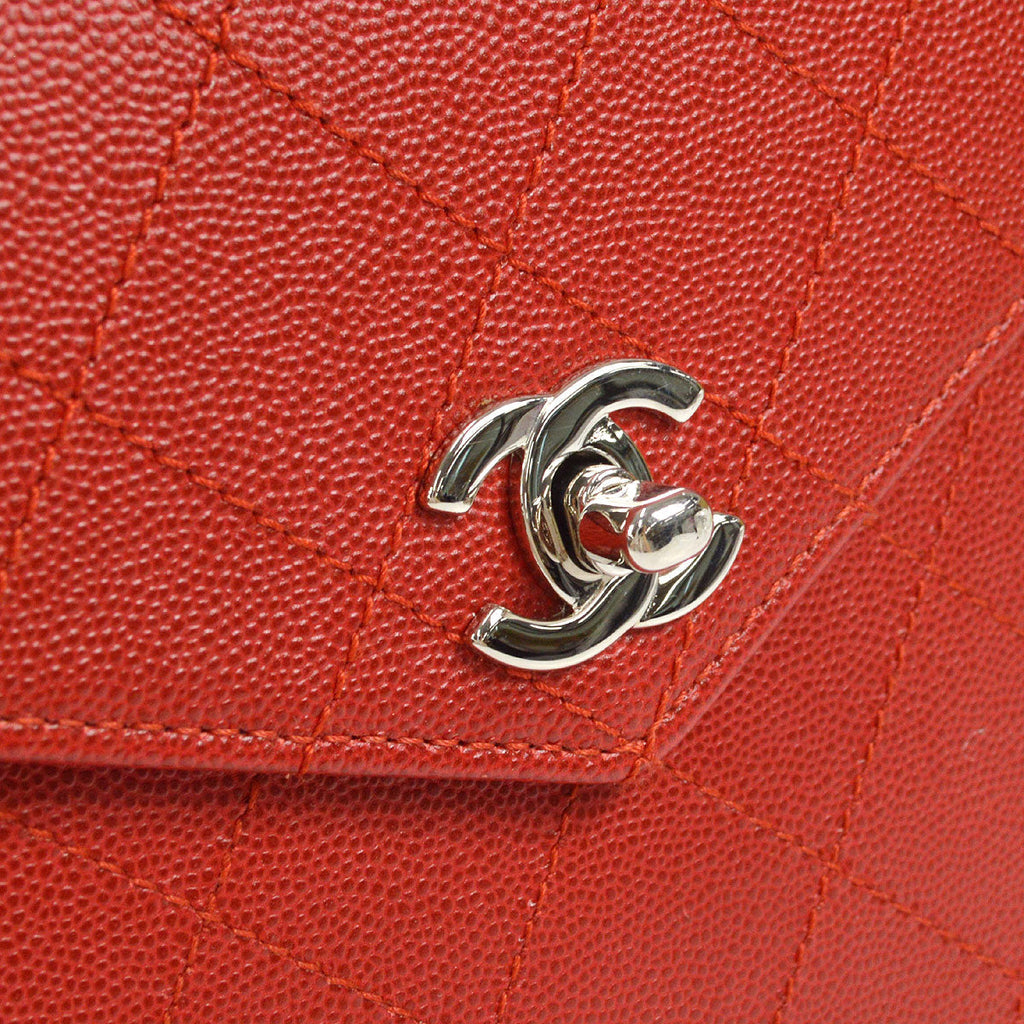CHANEL 1997-1999 Letter Flap Handbag 46470