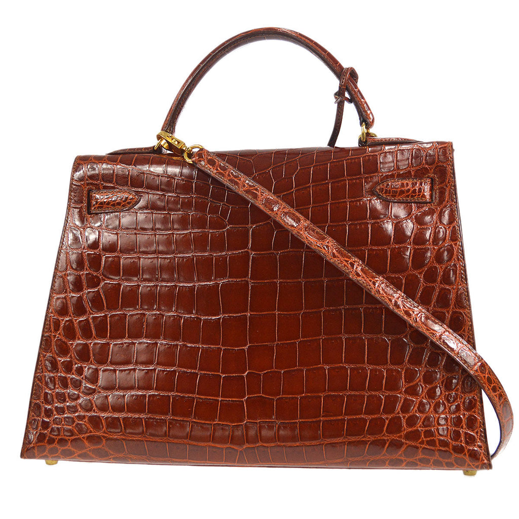 HERMES * 1992 KELLY 32 SELLIER Niloticus Miel