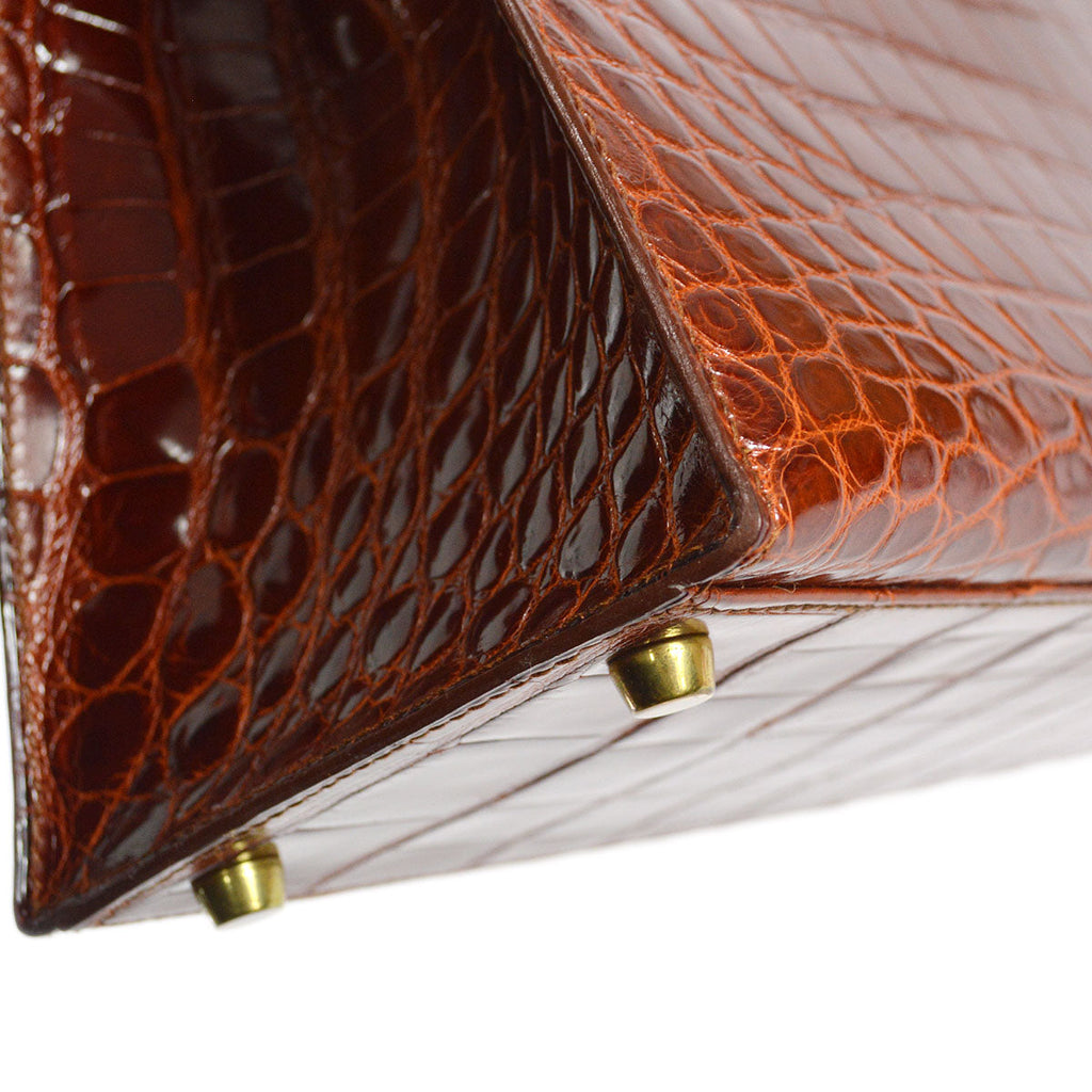 HERMES * 1992 KELLY 32 SELLIER Niloticus Miel