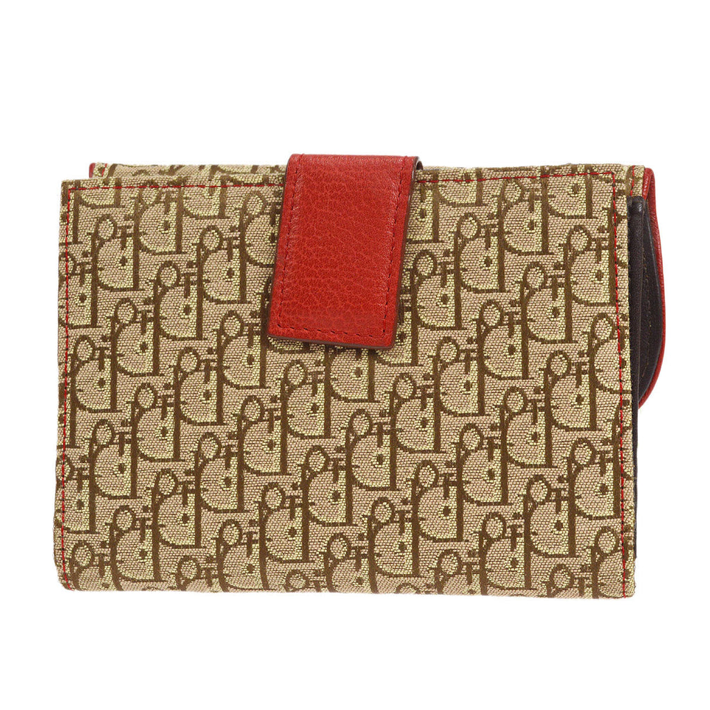 Christian Dior 2004 Rasta Bifold Wallet