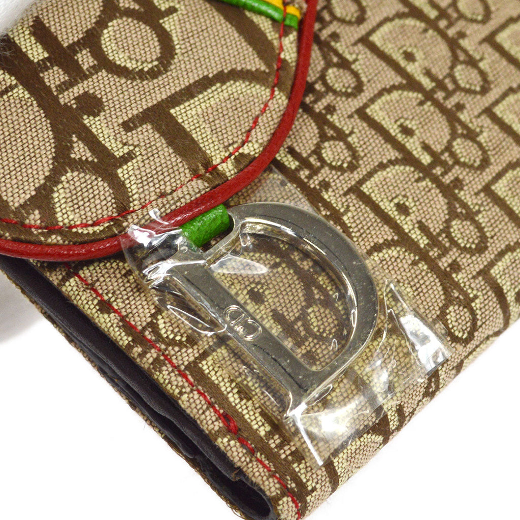 Christian Dior 2004 Rasta Bifold Wallet
