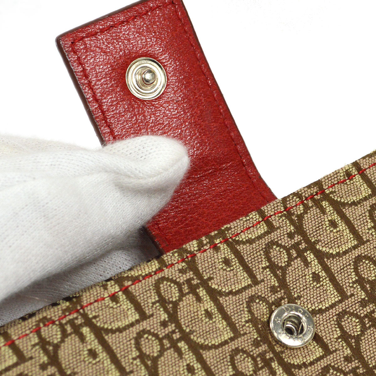 Christian Dior 2004 Rasta Bifold Wallet
