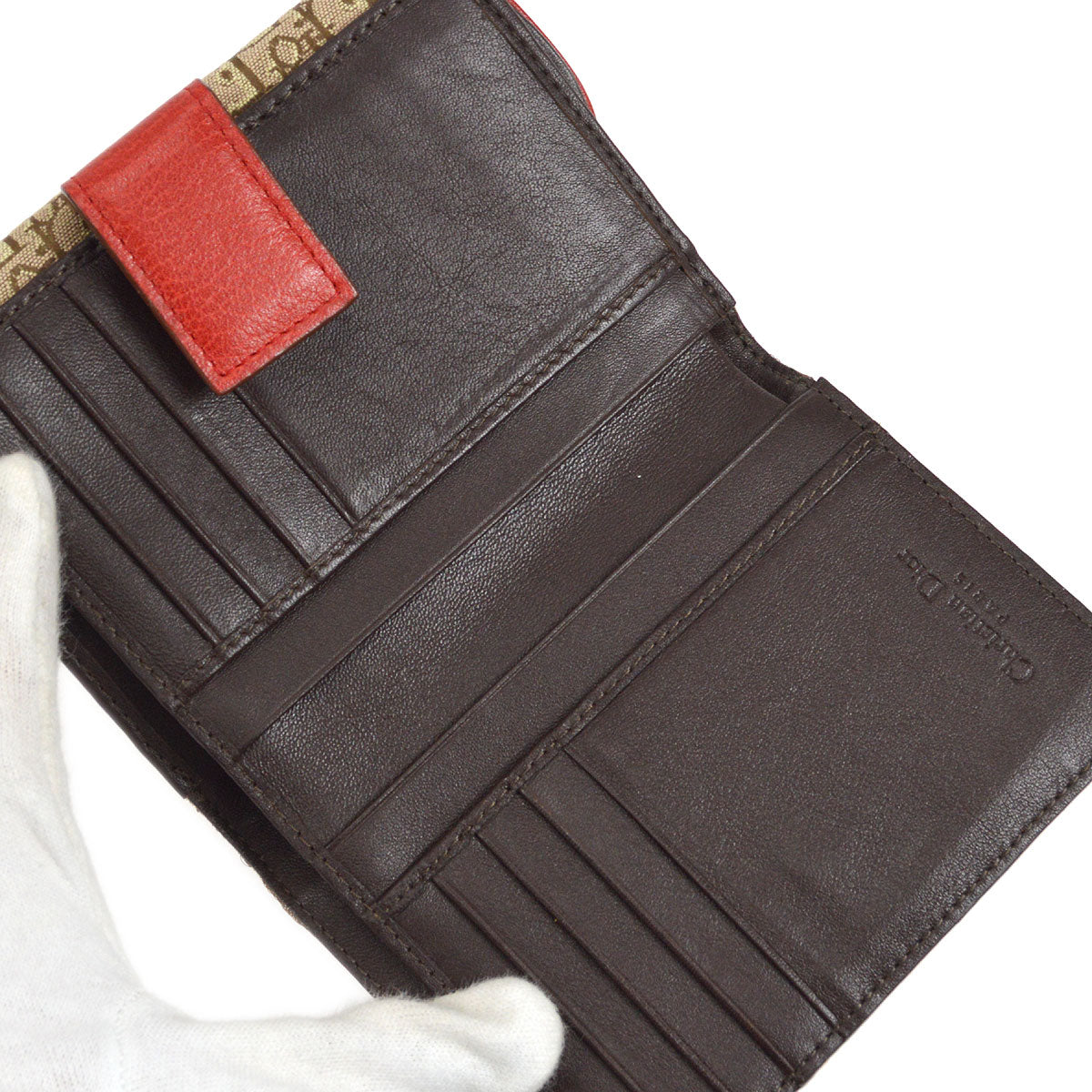 Christian Dior 2004 Rasta Bifold Wallet