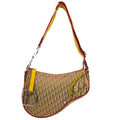 Christian Dior 2004 Trotter Saddle Shoulder Bag Rasta