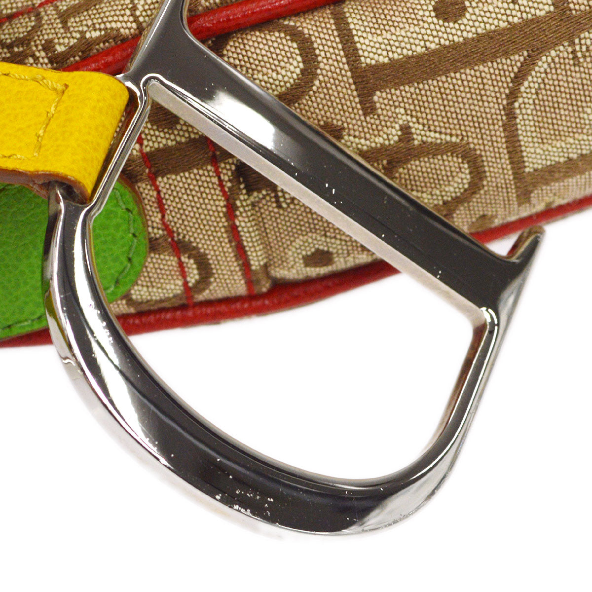 Christian Dior 2004 Trotter Saddle Shoulder Bag Rasta