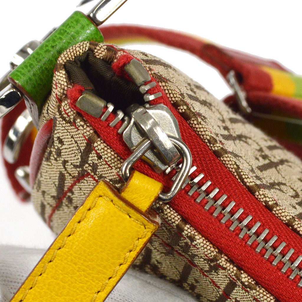 Christian Dior 2004 Trotter Saddle Shoulder Bag Rasta