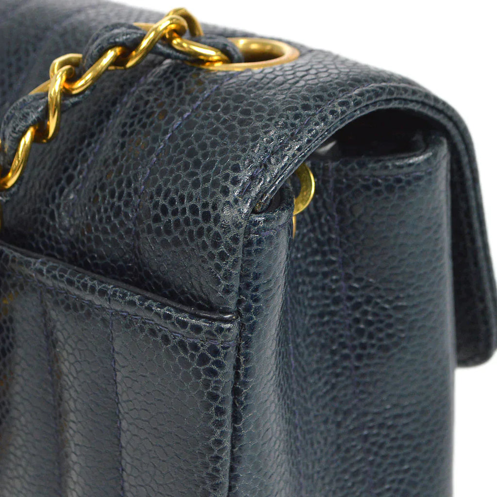CHANEL 1994-1996 Vertical Straight Flap Mini 56462