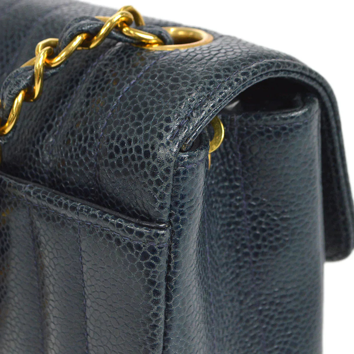 CHANEL 1994-1996 Vertical Straight Flap Mini 56462