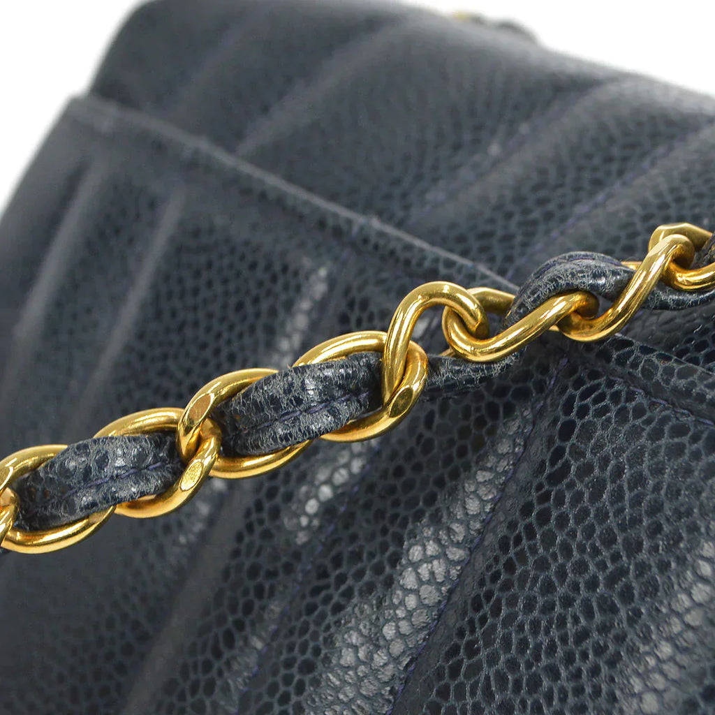 CHANEL 1994-1996 Vertical Straight Flap Mini 56462