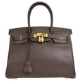 HERMES BIRKIN 30 Chocolat Epsom
