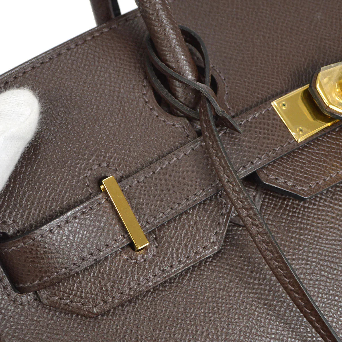 HERMES BIRKIN 30 Chocolat Epsom