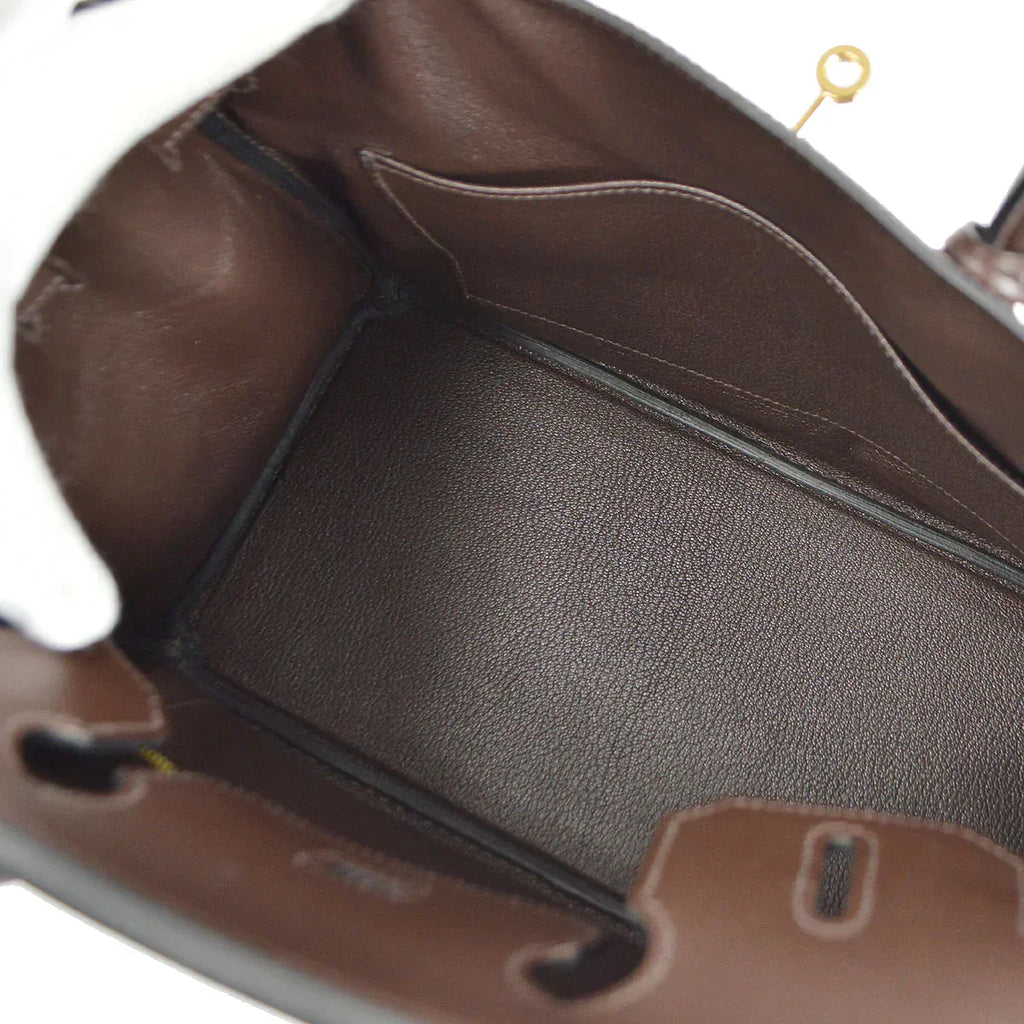 HERMES BIRKIN 30 Chocolat Epsom