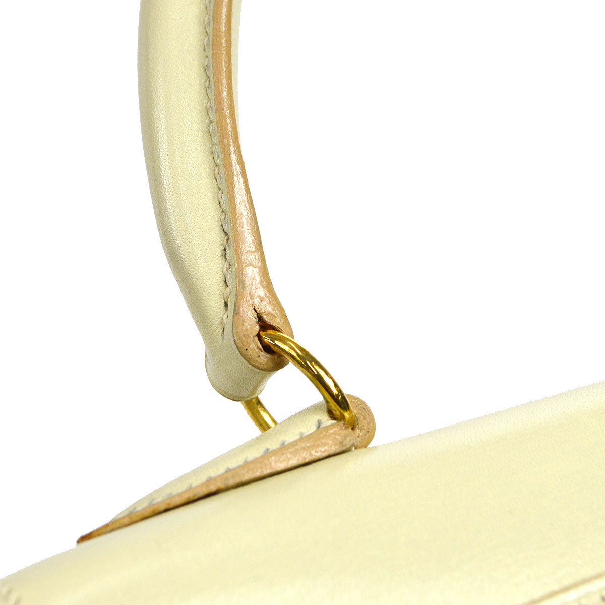 HERMES * 1993 Mini KELLY 20 Ivory Box calf
