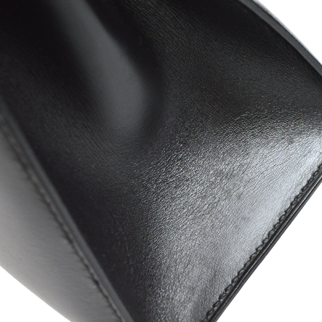 HERMES * 1995 Mini KELLY 20 Box Calf Black
