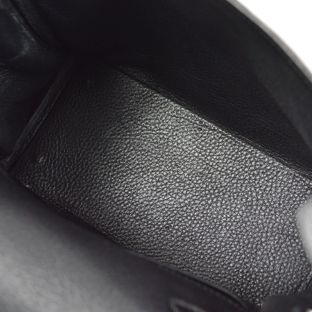 HERMES * 1990 MINI KELLY 20 Black Veau Gulliver