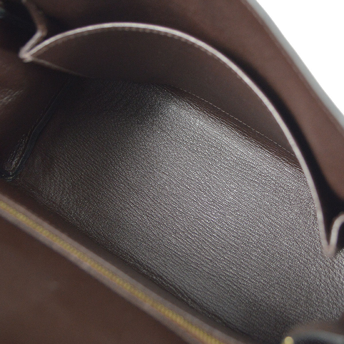 HERMES * 2011 KELLY 25 Box Calf Chocolat