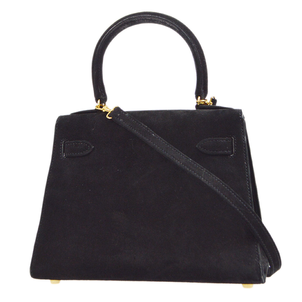 HERMES * 1996 Mini KELLY 20 Black Doblis