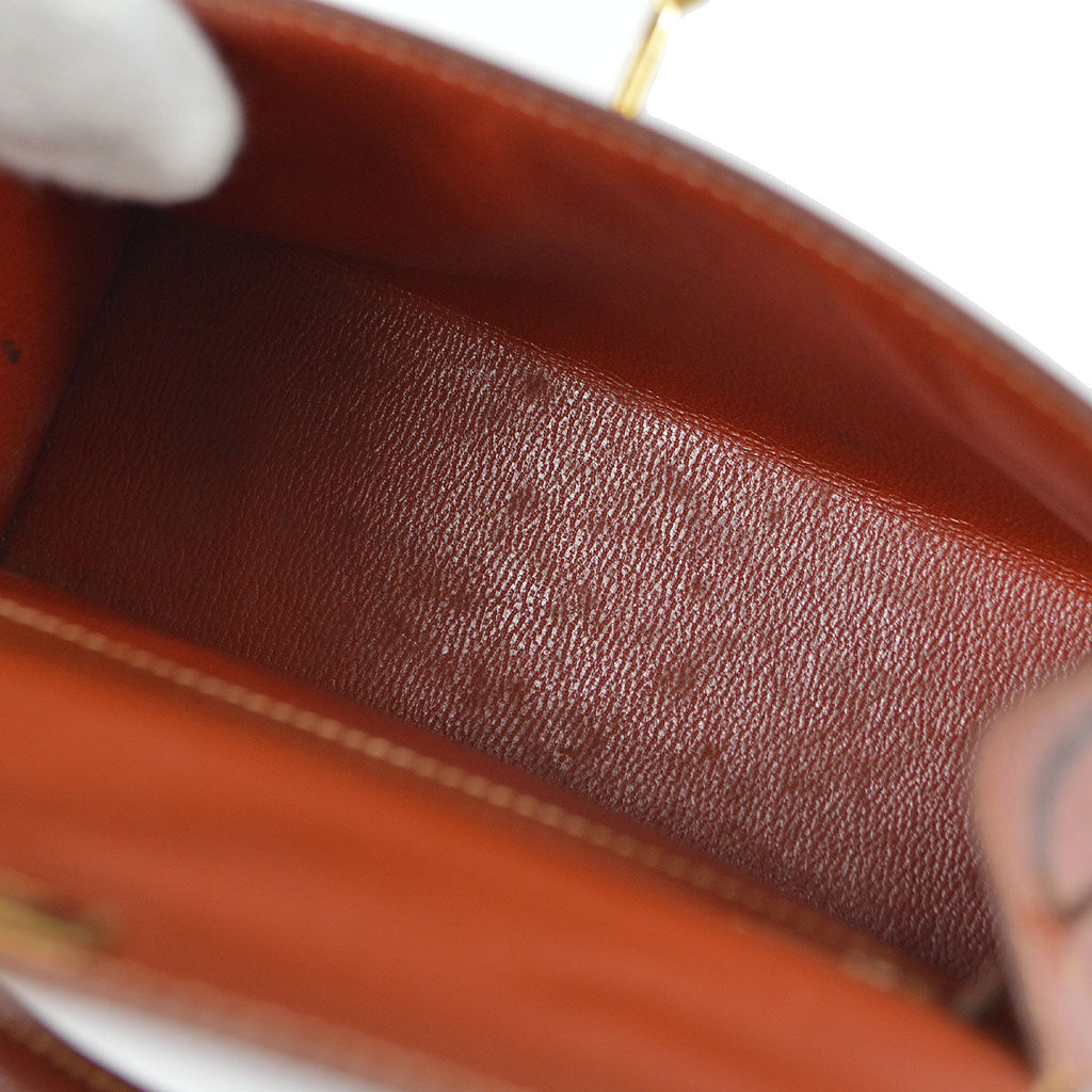 HERMES KELLY 15 Brique Box calf